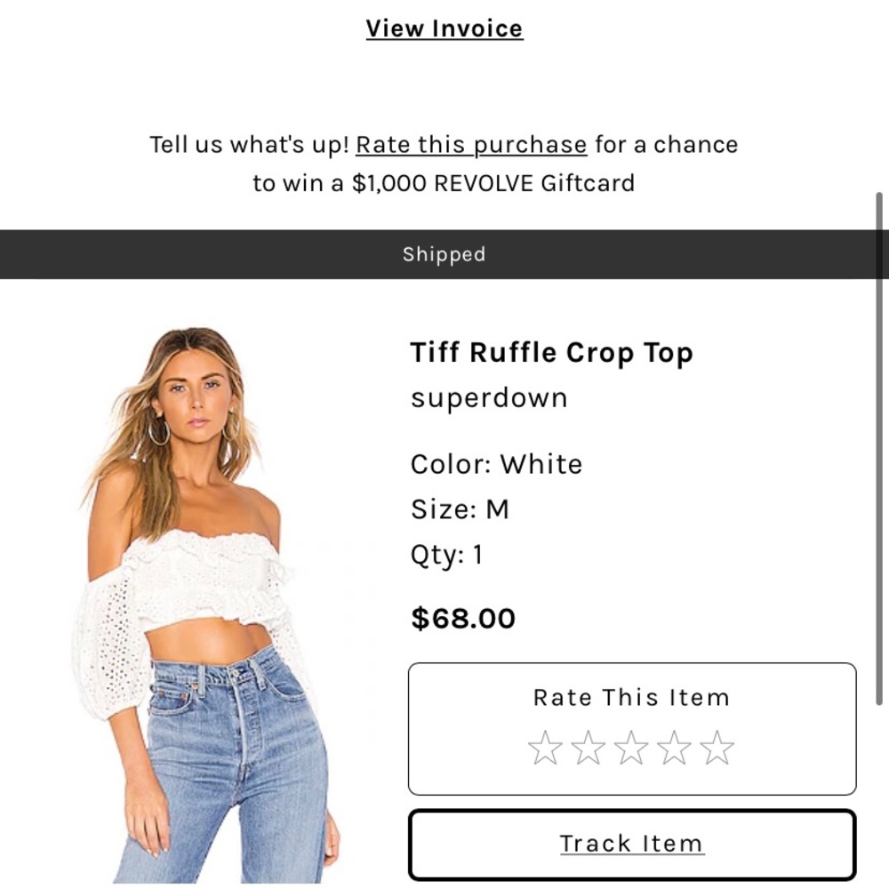 revolve superdown top
